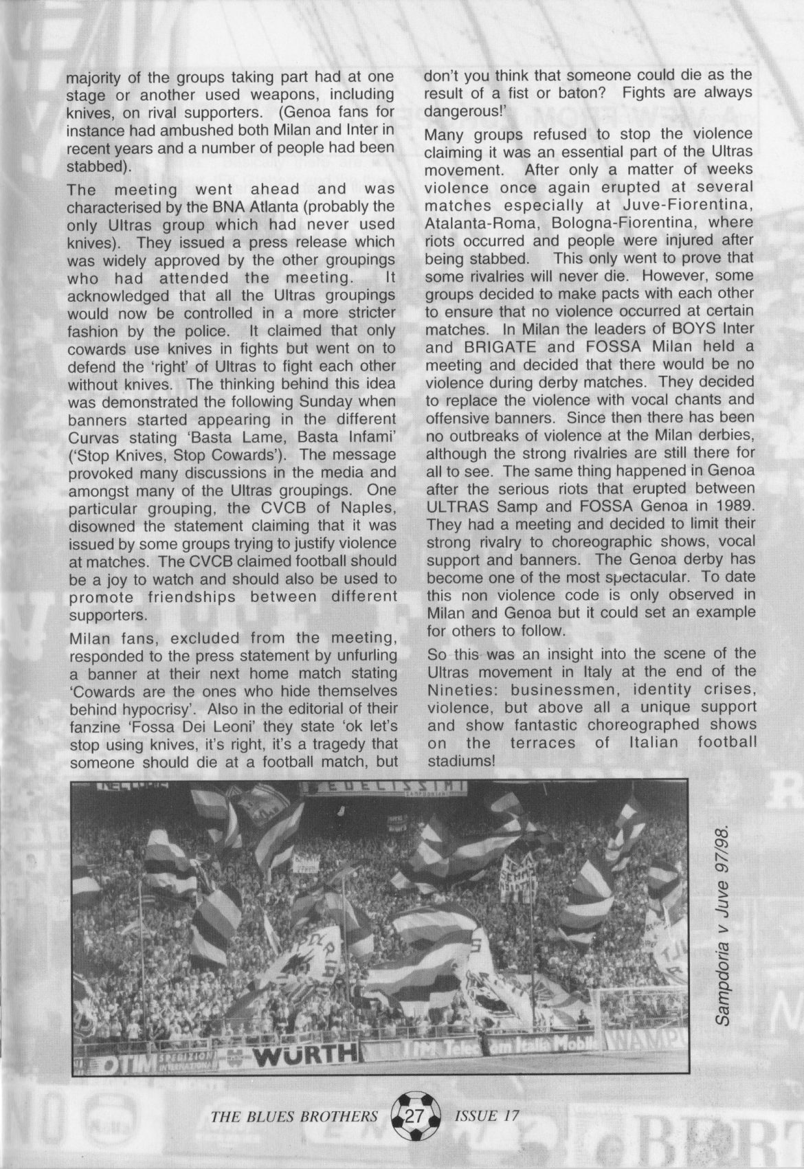 A History of the Italian Ultras, Part 4 of 4